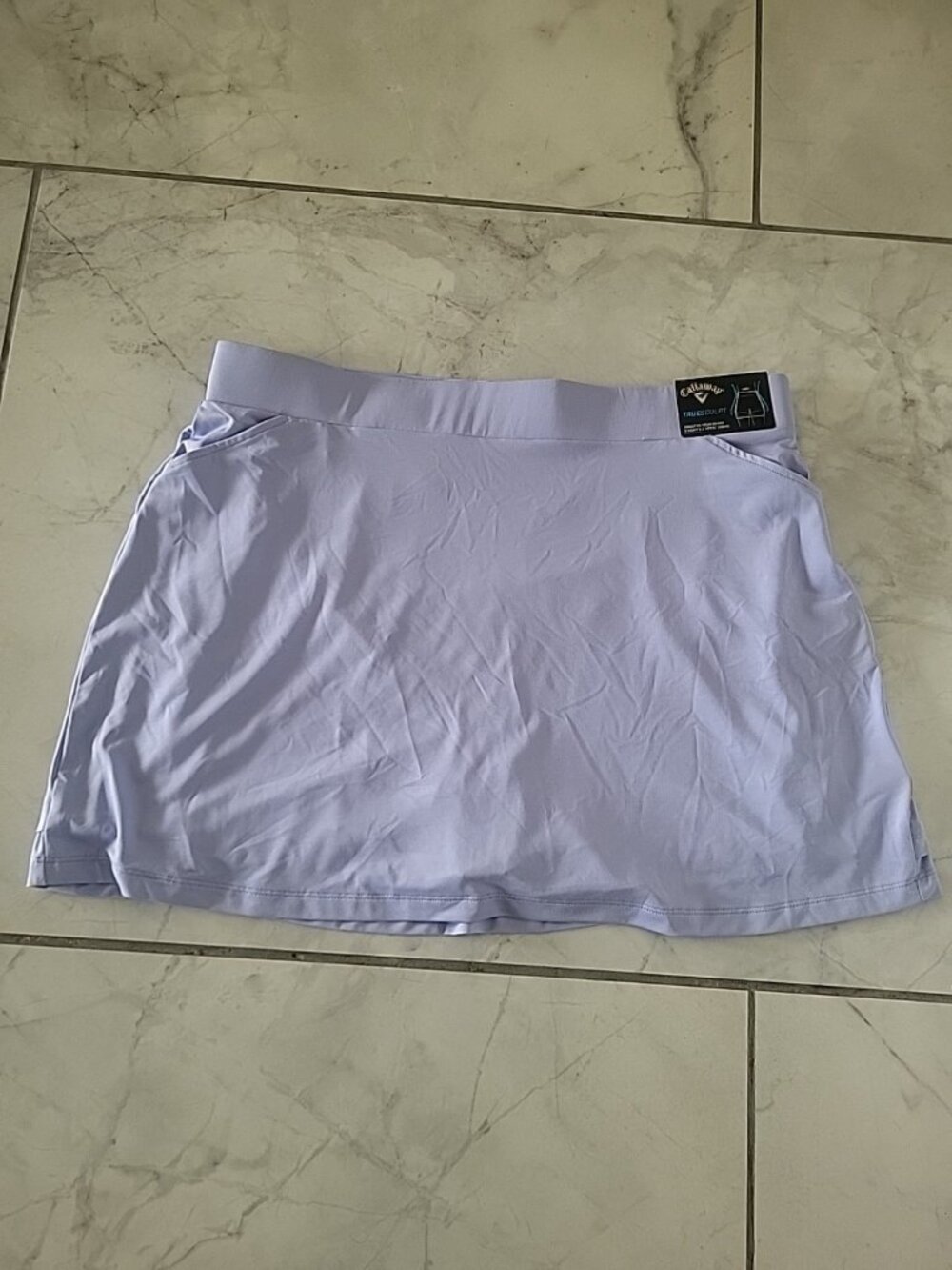 NWT Callaway Truesculpt Women's Skort Size XL Lavender UPF 50 Golf Tennis Prep